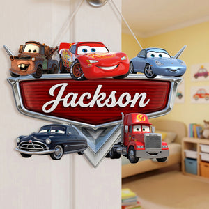 Racing Crew Acrylic Sign - Personalized Gifts For Kids 01nata250626-Homacus