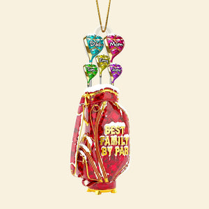 Golf Family Hand Christmas Ornament Personalized Gifts For Family 04OHDT200825-Homacus