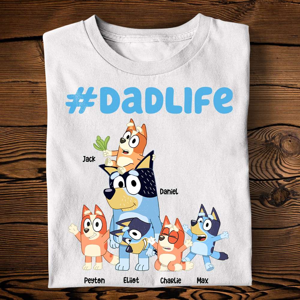 Personalized Gifts For Dad Shirt Dadlife-Homacus