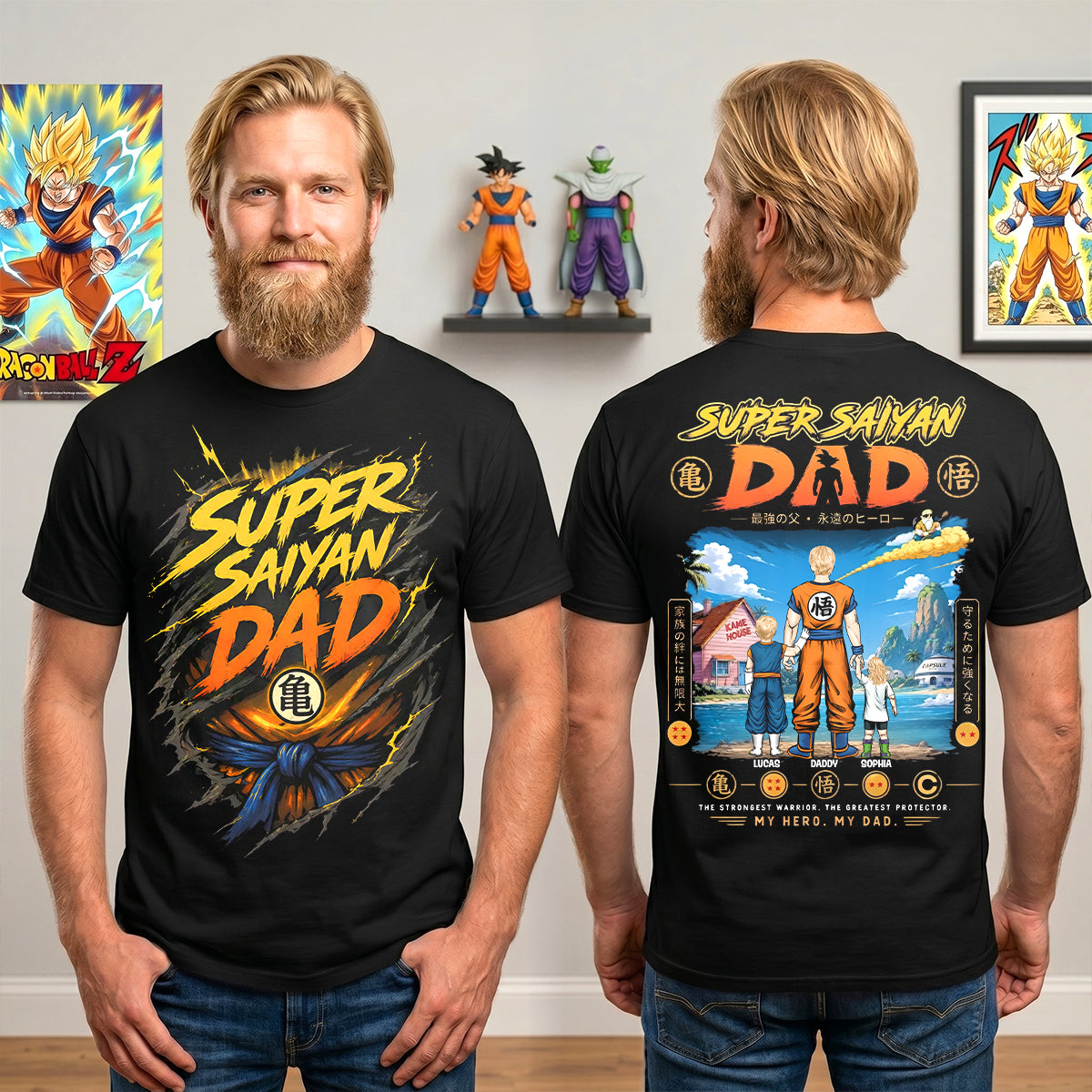 Battle Legend Dad Shirt - Personalized Gifts For Dads 05TYTN090526HH-Homacus