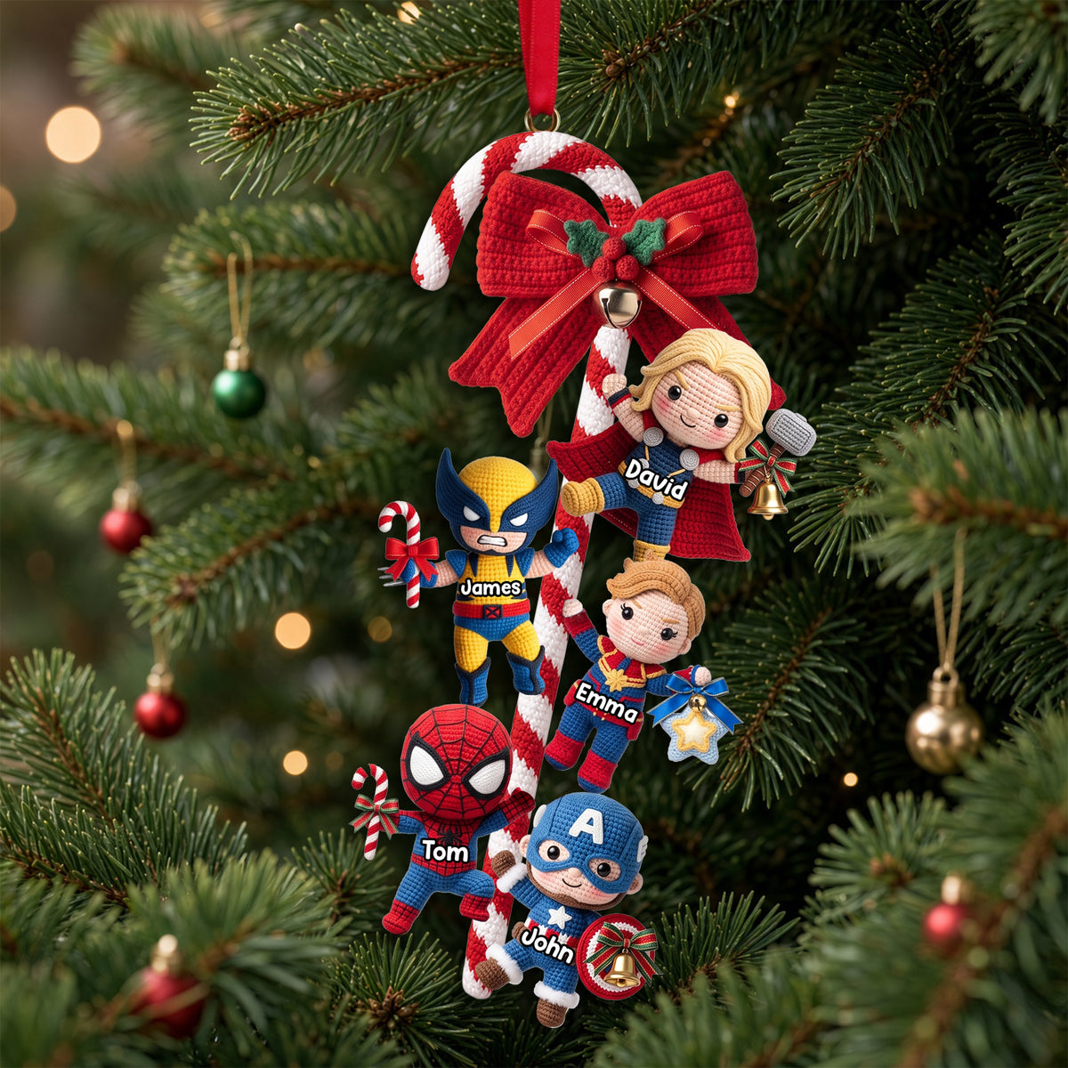 Action Squad Crew Acrylic Ornament - Personalized Gifts For Christmas 02PALU280926