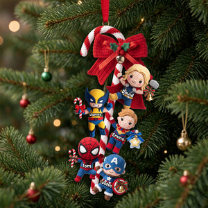 Action Squad Crew Acrylic Ornament - Personalized Gifts For Christmas 02PALU280926