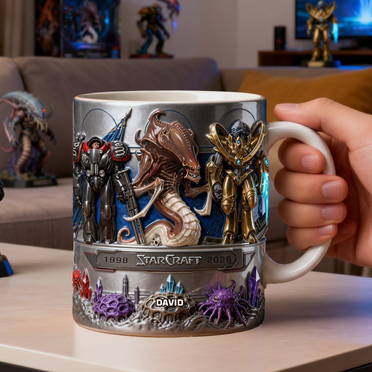 Futuristic Space Warrior Coffee Mug - Personalized Gifts 01nalu120226-Homacus