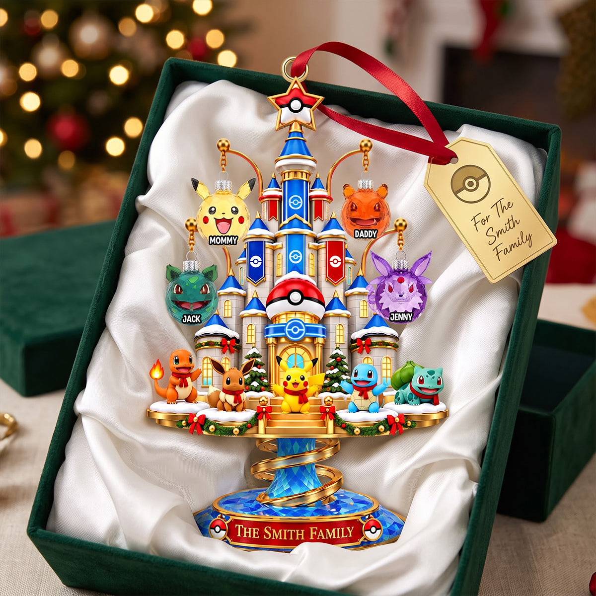 Castle Creature Christmas Ornament - Personalized Gifts For Family 04ohtn300926