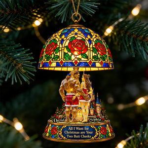 Naughty Fairy Tale Couple Christmas Ornament - Personalized Gifts For Couple 07ohdt231026-Homacus