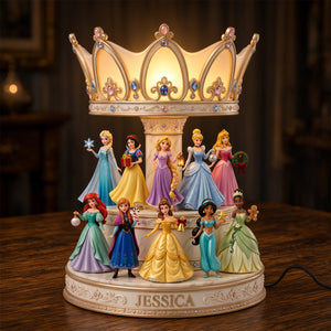 Lovely Fairy Tale Princesses Light Box - Personalized Christmas Gifts 09natn211026-Homacus