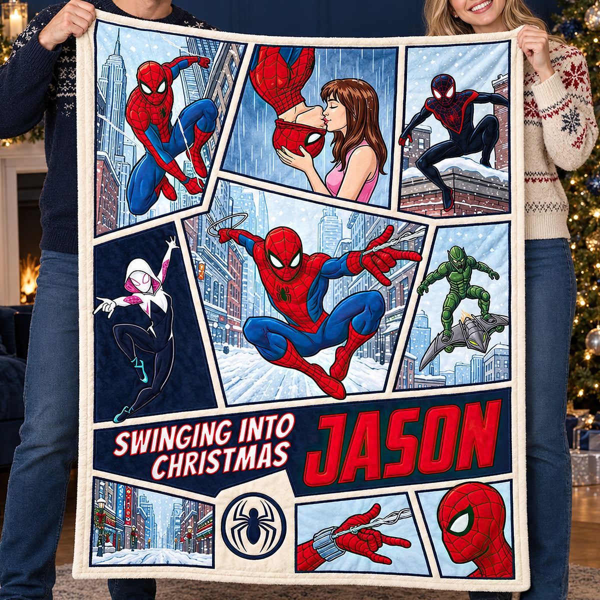 Mask Hero Blanket - Personalized Gifts For Christmas 03hadt261026-Homacus