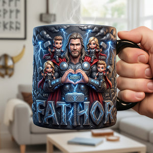 Power Dad Magic Mug - Personalized Gifts For Dad 04PATA200426-Homacus