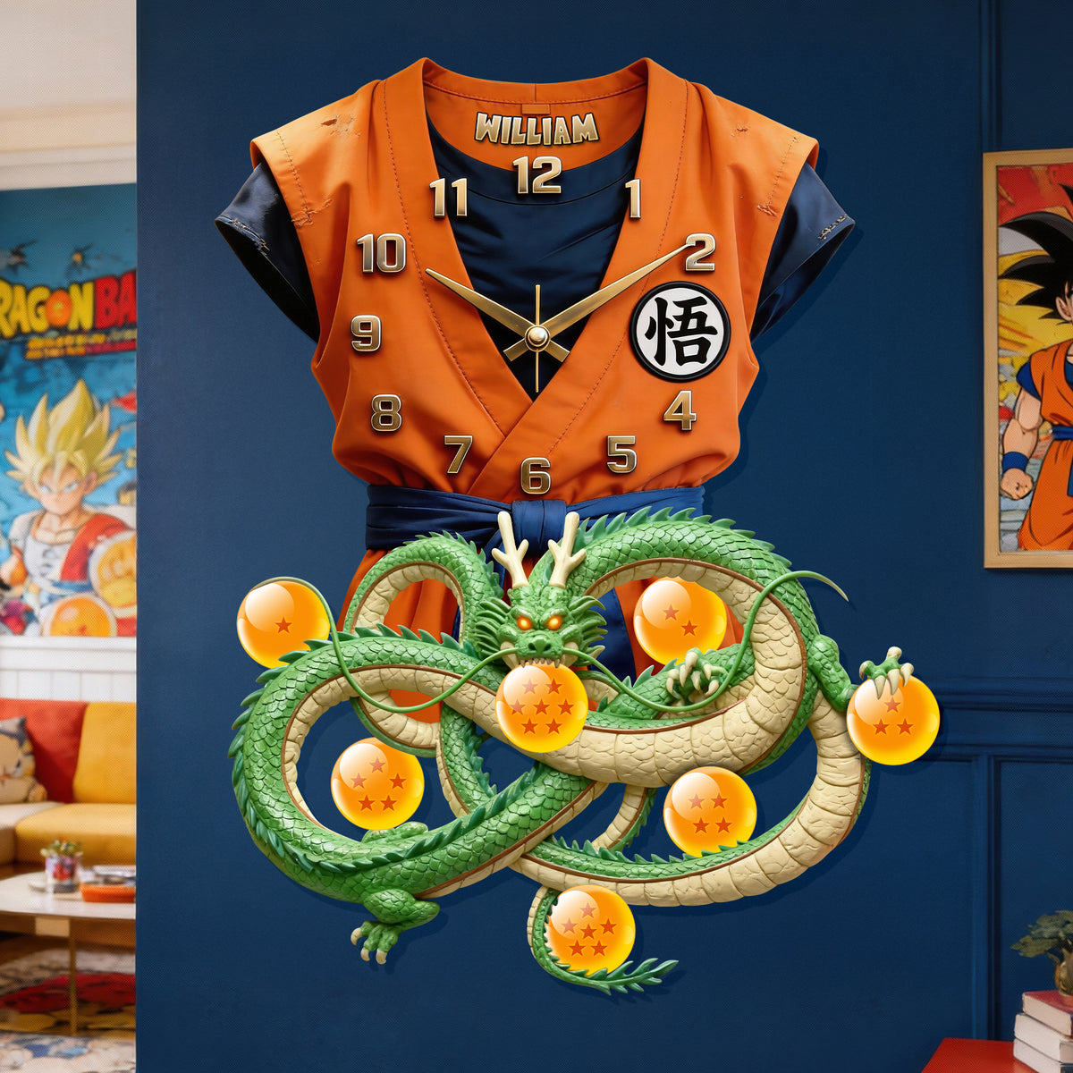 Power Warrior Acrylic Clock – Personalized Gifts 06toqn050126-Homacus