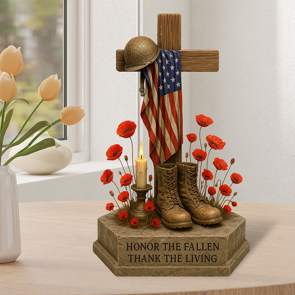 Memorial Day Acrylic Plaque Personalized Gifts For Veteran 03QHQN170525-Homacus