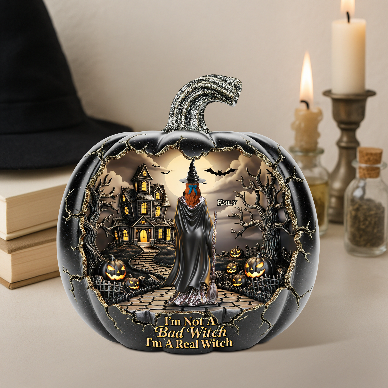Witch Plaque - Personalized Gifts For Magic Lovers 01ohpu080725-Homacus