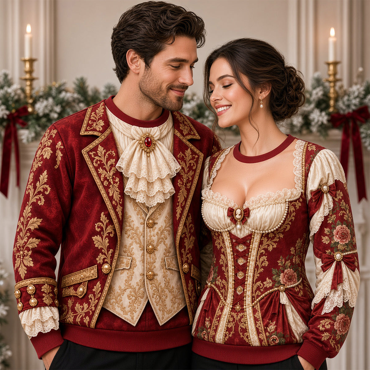 Aristocratic Formal Attire 3D Print Shirt - Personalized Gifts For Rococo Lovers 02qhdh151026-Homacus