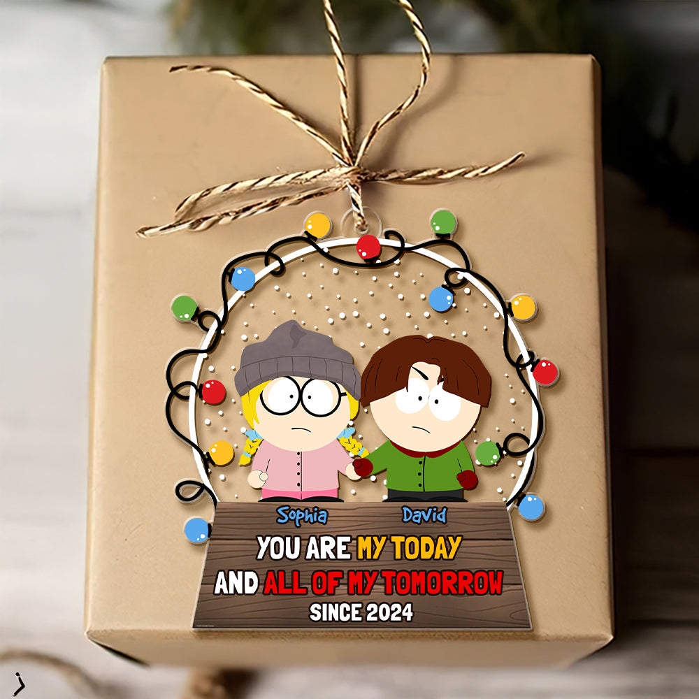 Personalized Gifts For Couple Christmas Ornament 03TODT211124HG-Homacus