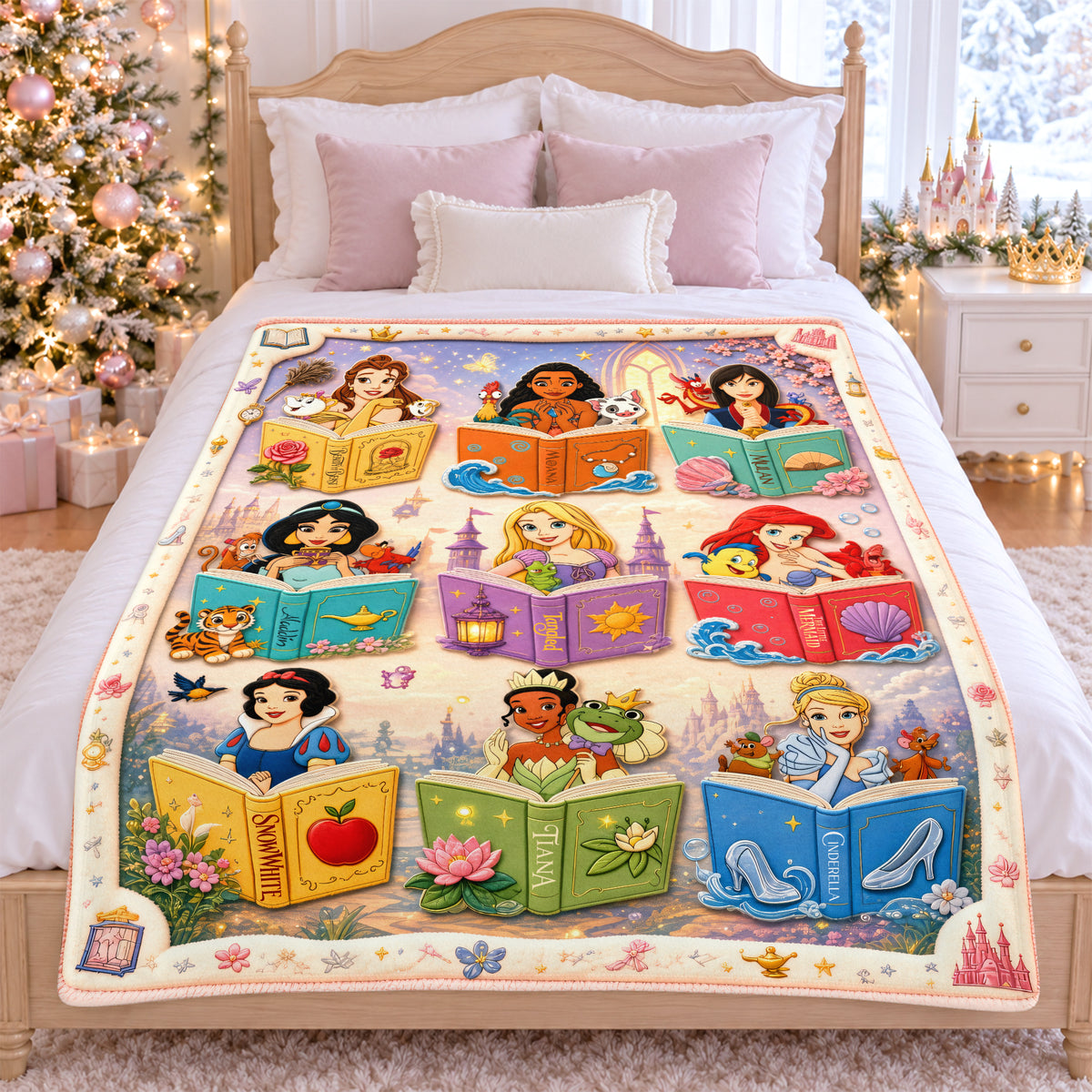 Magical Storybook Blanket - Personalized Gifts For Kid 04naqn061026-Homacus