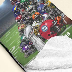 Touchdown Season Blanket Personalized Gifts For Fans 06HUDT071025-Homacus