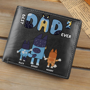 Personalized Gifts For Dad PU Leather Wallet 01OHMH310524-Homacus