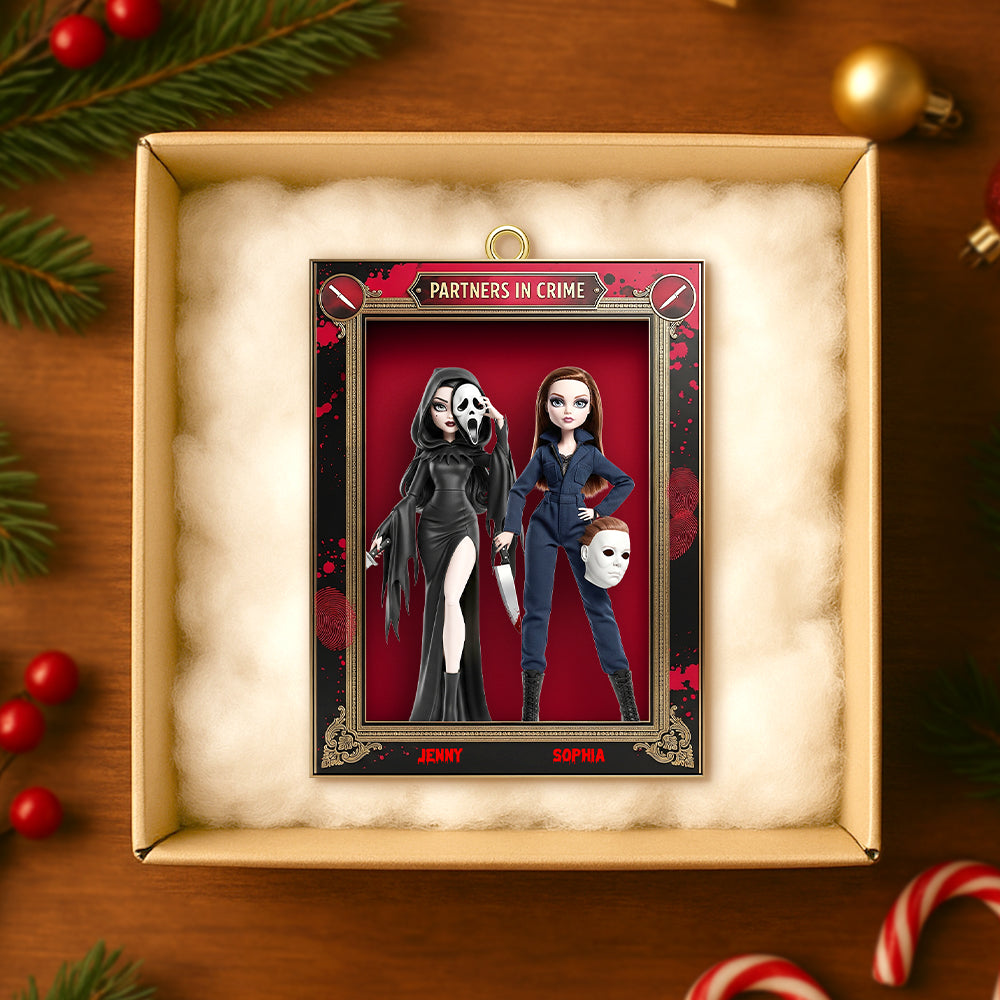 Horror Dolls Personalized Gifts For Besties Christmas Ornament 03natn250825-Homacus