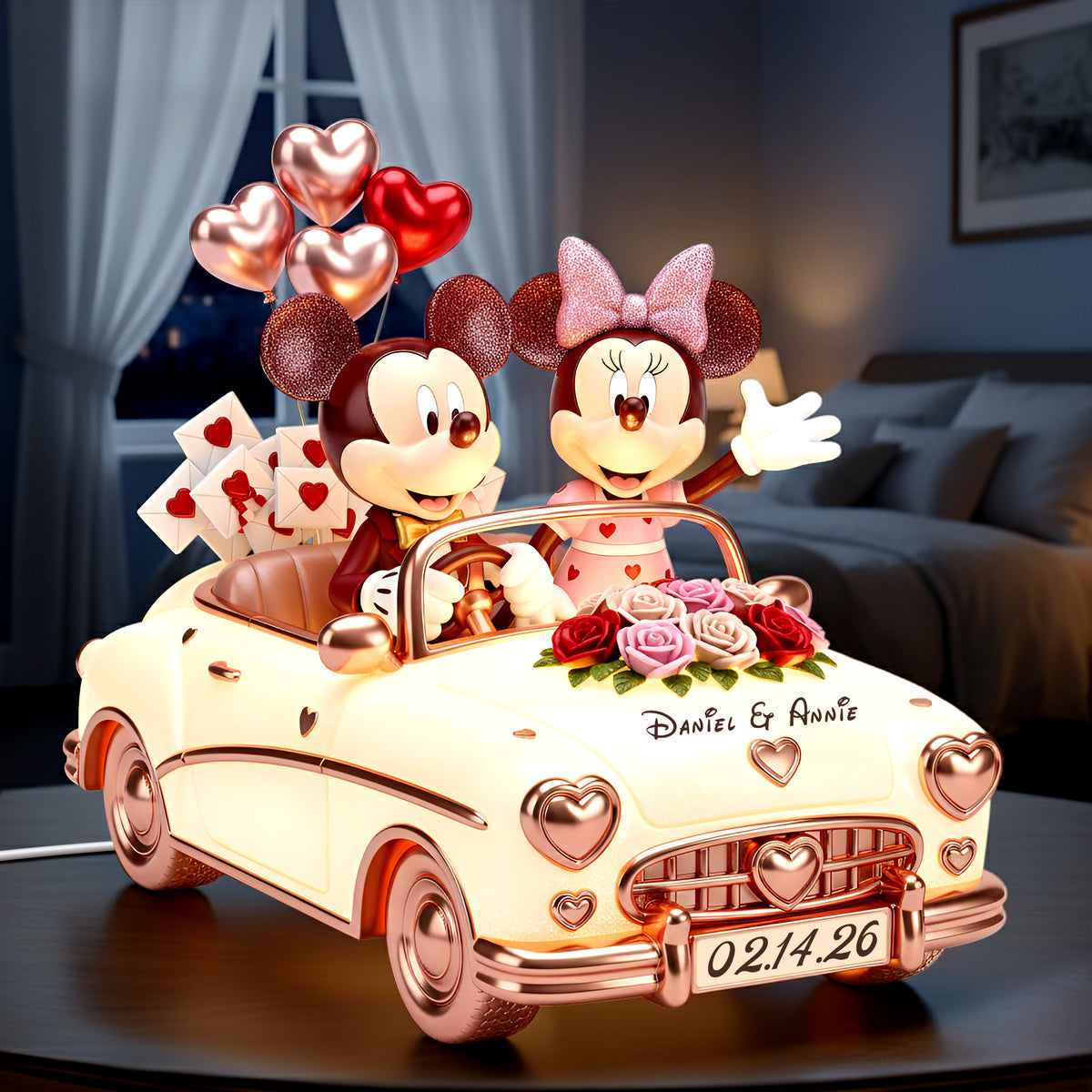 Couple Anniversary Acrylic Light Box - Personalized Gifts For Couple 01pglu021225-Homacus