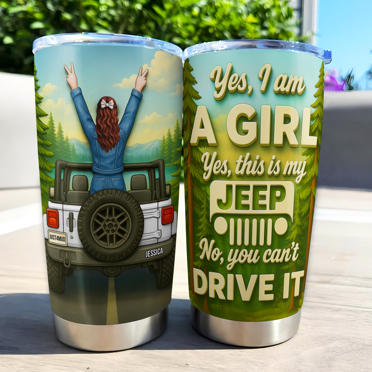 Off-Road Girl Tumbler - Personalized Gifts For Off-Road Lovers 03hupu070525-Homacus