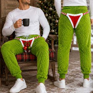 Naughty Furry Christmas Sweatpants - Personalized Gifts For Him 04tyqn290826