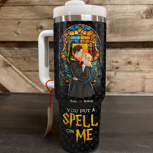 Personalized Gifts For Couple Tumbler You Put A Spell On Me 02HUDT050224TM-Homacus