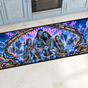 Our Light Grows Together Runner Rug - Personalized Gifts For Family 01hata260926