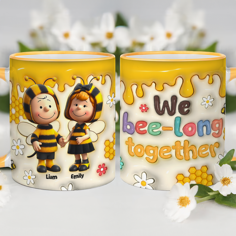 Personalized Gifts For Couple Coffee Mug 02tgpu091224 We Bee-long Together-Homacus