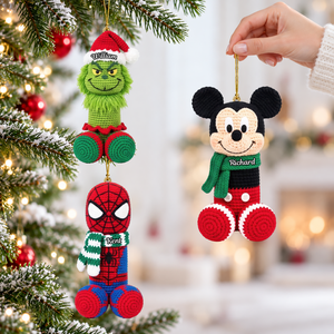 Adorable Character Acrylic Ornament - Personalized Gift For Christmas 08TYQN141026-Homacus