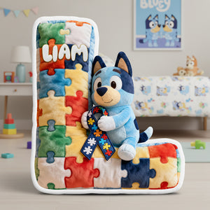 Autism Awareness Custom Shaped Pillow - Personalized Gifts 01ohta101225-Homacus