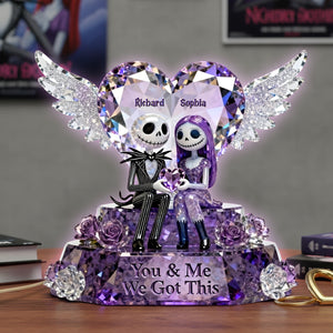 Skeleton Couple Acrylic Light Box - Personalized Gifts For Couple 04toqn311225-Homacus