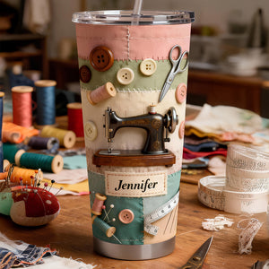 Sewing Room Tumbler - Personalized Gifts For Sewing Lovers 04KIDT210126-Homacus