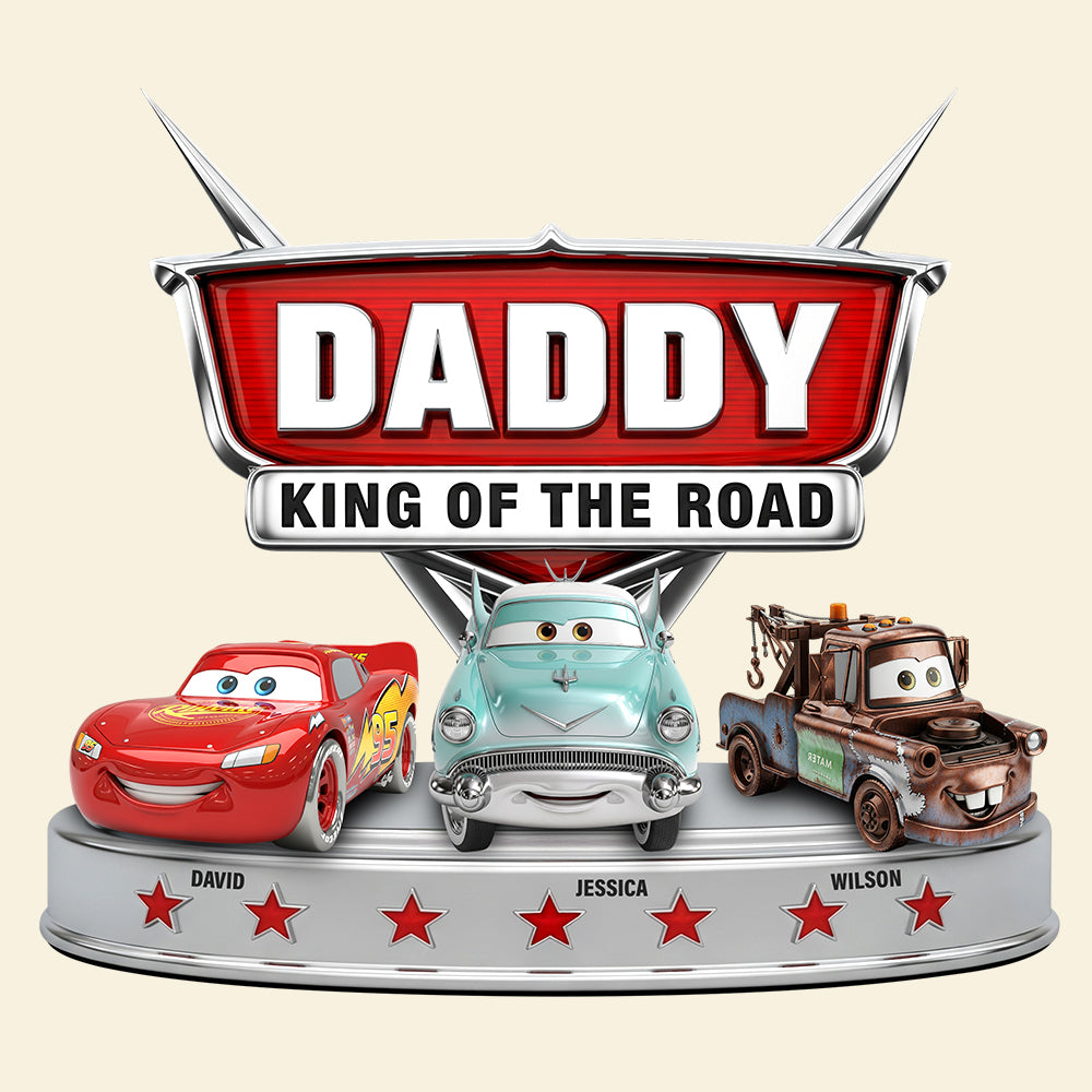 King Of The Road Acrylic Plaque Personalized Gifts For Dad 02OHDT280525-Homacus