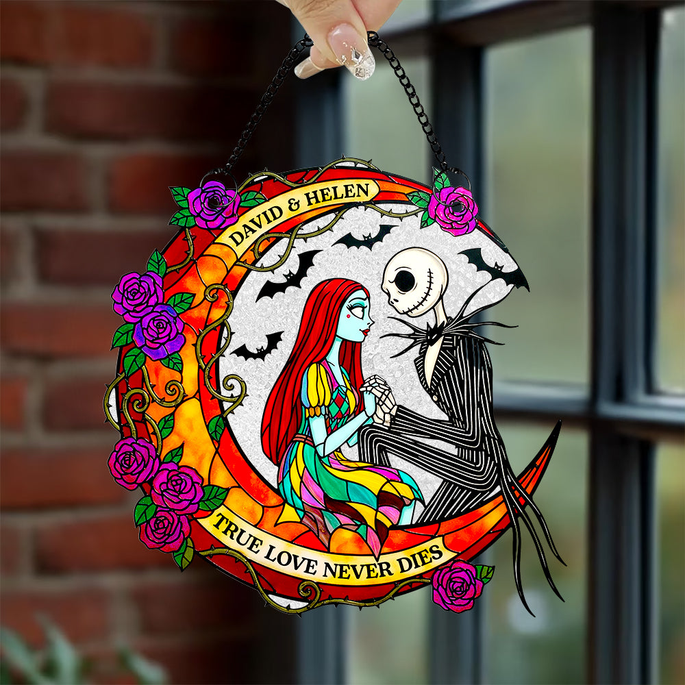 True Love Suncatcher Ornament Personalized Gifts For Couple 04HUDT120825-Homacus