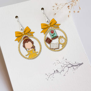 Cartoon Princess Acrylic Earrings Personalized Gifts For Her 01pgtn040725-Homacus