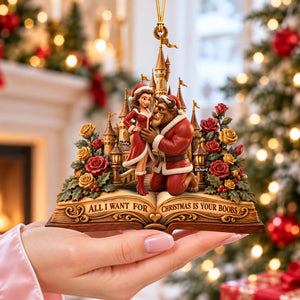Playful Couple Romance Ornament - Personalized Christmas Gifts 03ohqn100926-Homacus