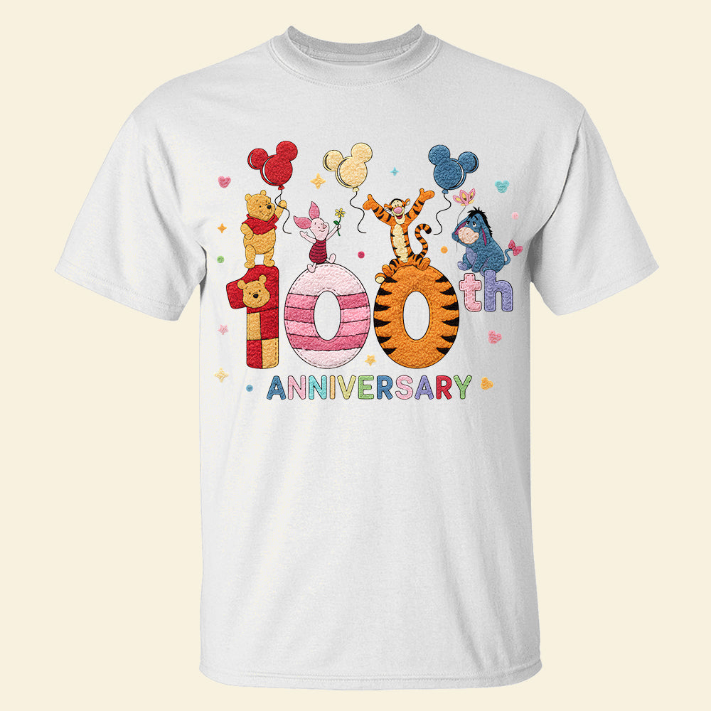 100th Years Anniversary Bears Friends Shirt - Personalized Gifts For Childhood Shirt 07DTDT160126