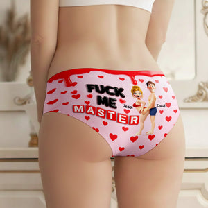 Playful Pinky Couples Brief - Personalized Gift For Her 01OHLU291125-Homacus