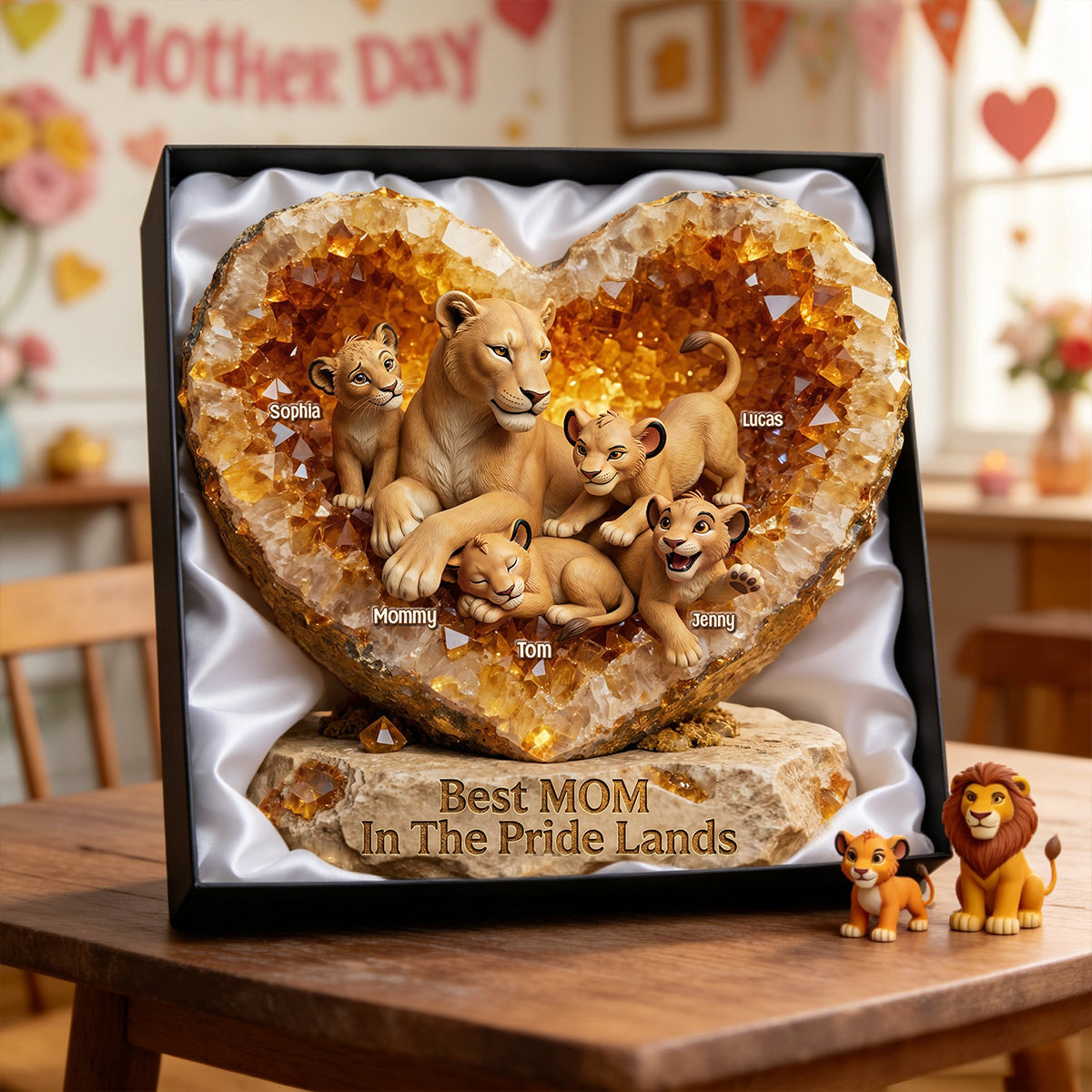 Best Mom In The Pride Lands Acrylic Plaque - Personalized Gifts For Mom 02HUTN040226-Homacus