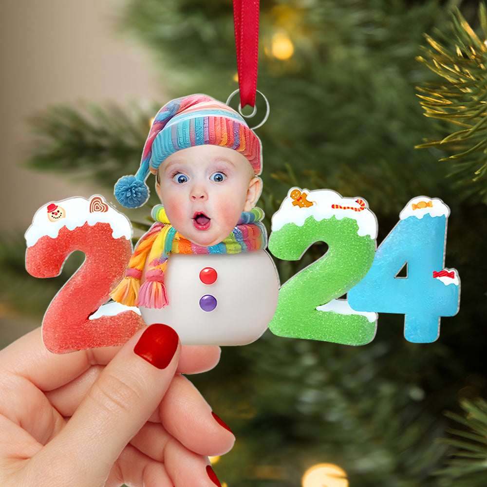 Custom Photo Gifts For Kids Christmas Ornament 01katn011124 Baby First Christmas-Homacus