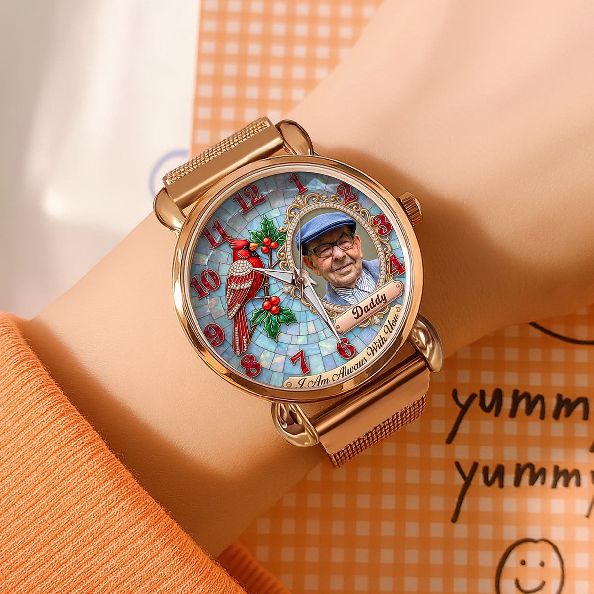 Always By Your Side Mesh Strap Quartz - Custom Photo Gifts To Remember Loved One 01huta270526-Homacus