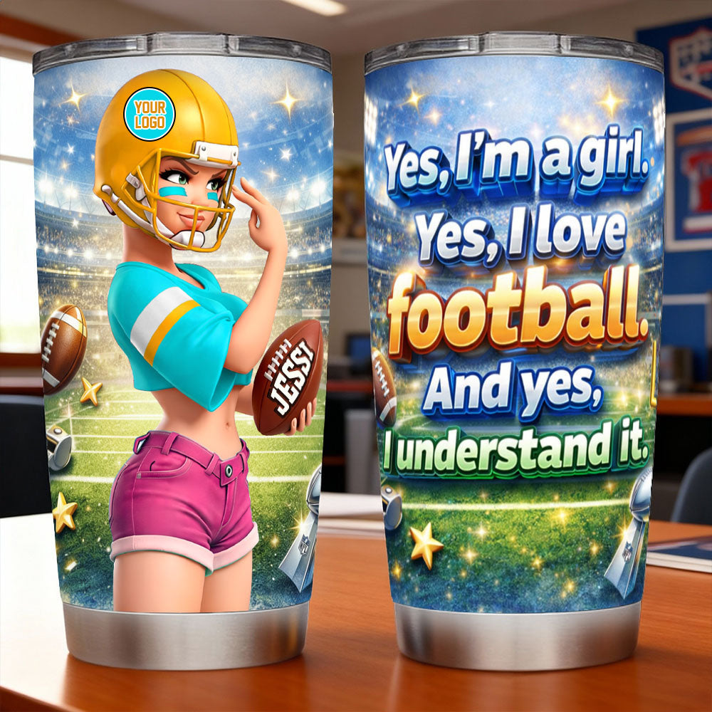 Cheer Energy Girl Tumbler - Personalized Gift For Sport Lovers 04HULU130126-Homacus