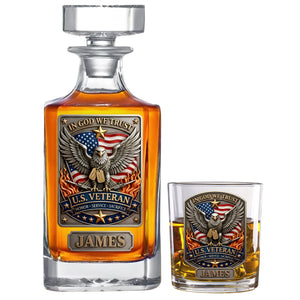 Veteran Decanter Set - Personalized Drinking Gifts For Veteran 03kidt240226-Homacus