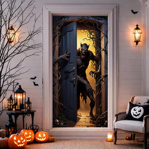 Gifts For Horror Fans Werewolf Door Cover 08kaqn060924-Homacus