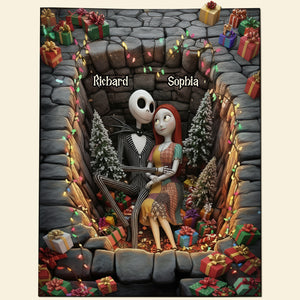 Spooky Love Doormat - Personalized Gifts For Couple 02ohqn151025-Homacus