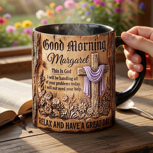 God Morning Religious Coffee Mug - Personalized Gifts For Christian Coffee Mug 04PALU180326-Homacus