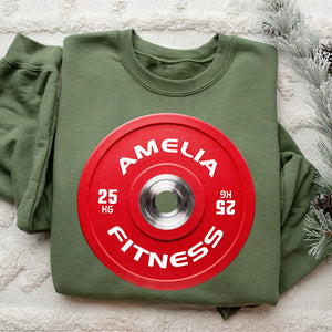 Personalized Christmas Gift For Gymer Shirt Bumper Plate 02ACDT311024-Homacus