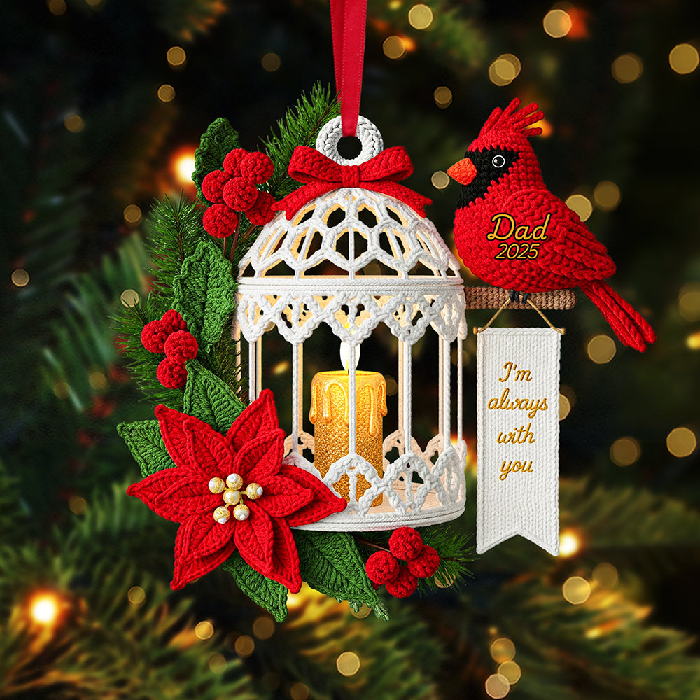 Memorial Cardinal Ornament - Personalized Gifts For Loved Ones 03nata050925-Homacus