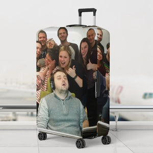 Custom Photo Luggage Cover, Funny Gift For Friends Upcoming Trips 03qhqn060724-Homacus