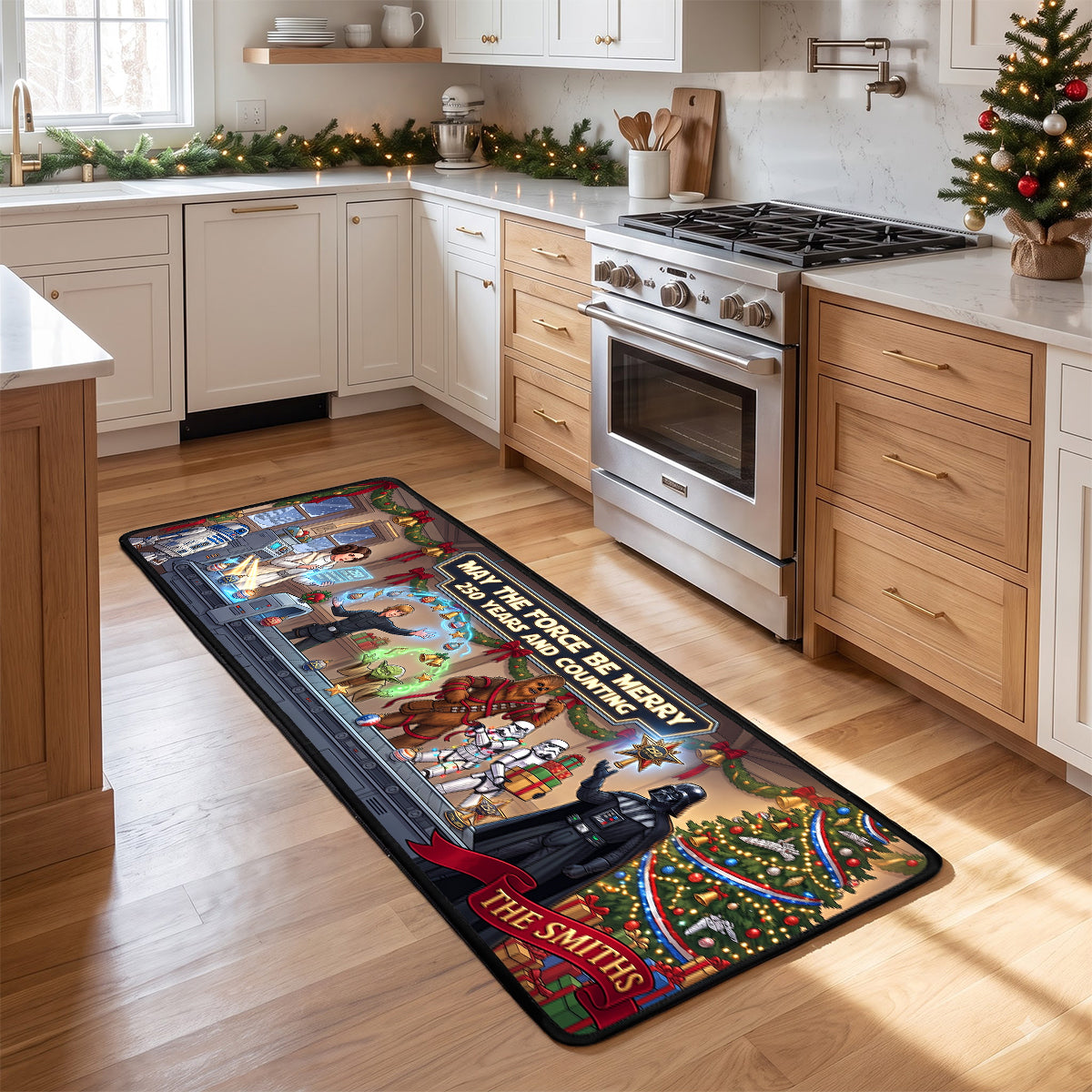 Let Christmas Shine Bright Runner Rug - Personalized Gifts 03HADH220826-Homacus