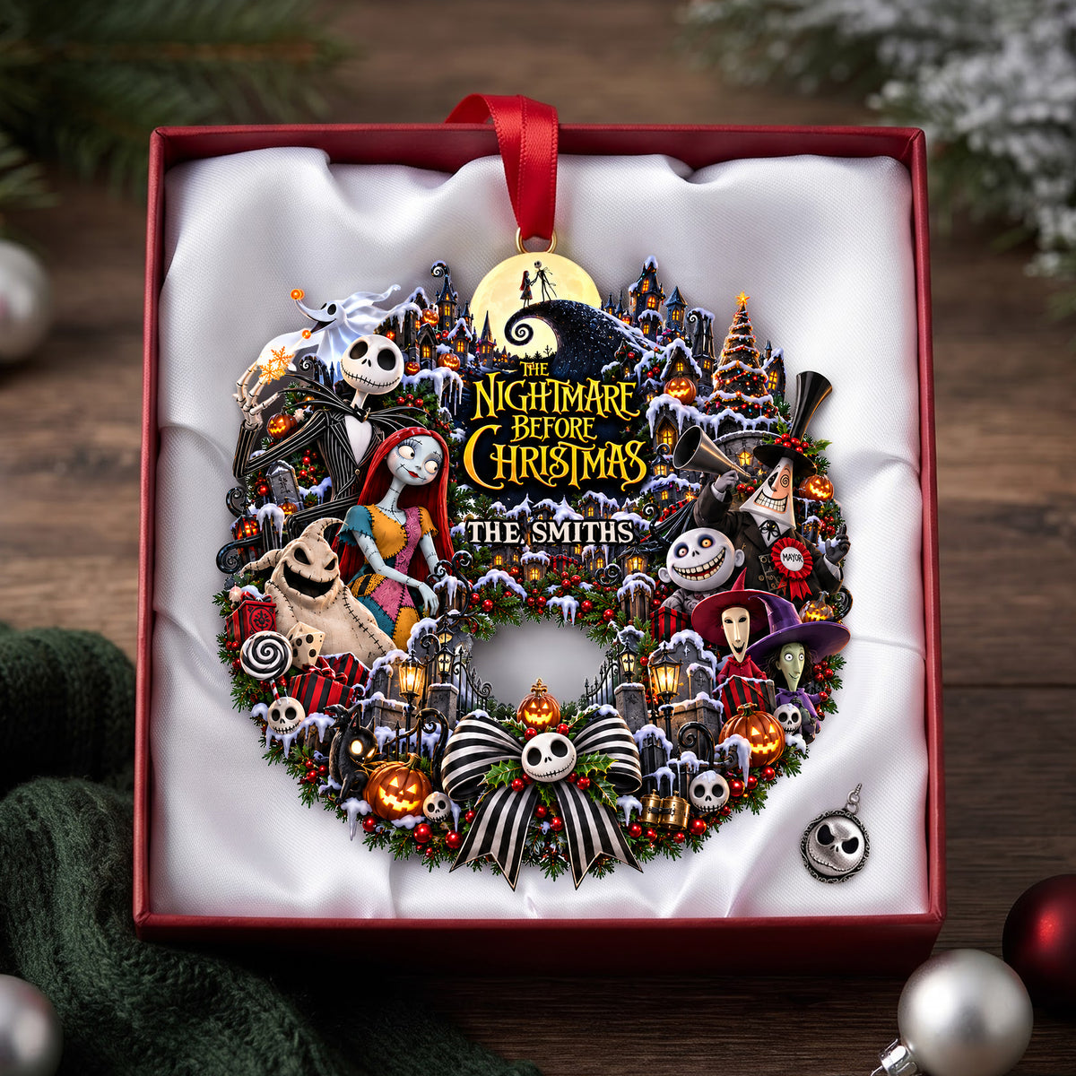 Spooky Family Christmas Ornament - Personalized Gifts For Family 04ohlu280926-Homacus